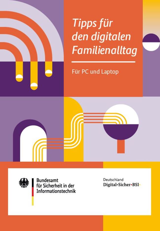 Cover des Wegweisers kompakt Digitaler Familienalltag